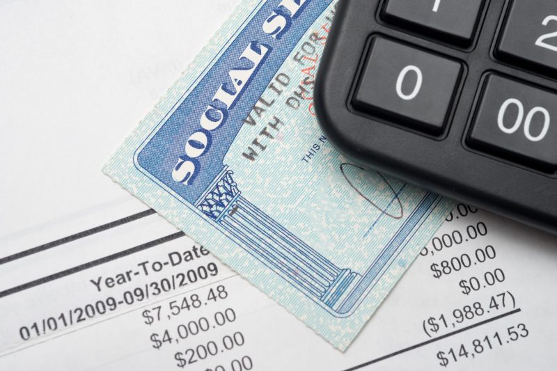 social security taxes scaled