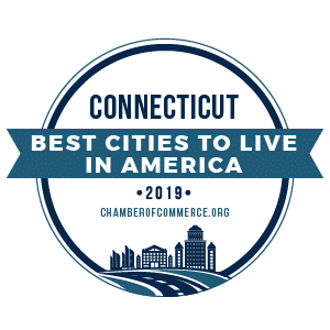 Best Cities To Live Connecticut 2019 badge