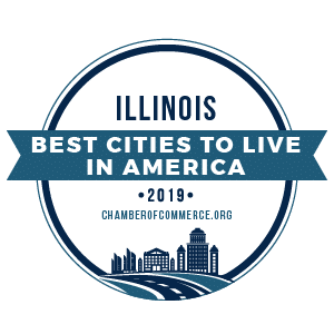 Best Cities To Live Illinois 2019 badge