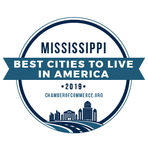 Best Cities To Live Mississippi 2019 badge