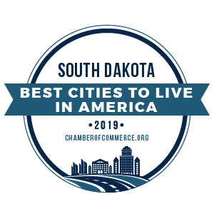 Best Cities To Live South Dakota 2019 badge