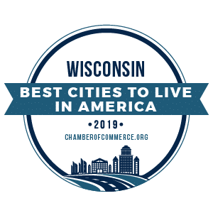 Best Cities To Live Wisconsin 2019 badge